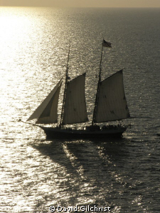 'Pirate' ship, off Grand Cayman Island by David Gilchrist 